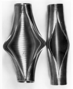 Tubes split running lengthwise
